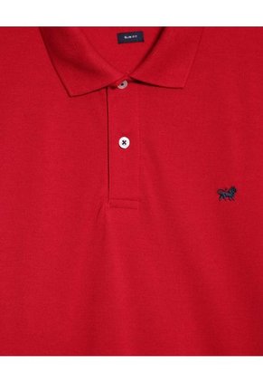 Polo Para Hombre Cuello Tejido Sin Bolsillo Color Rojo  Marca Patprimo #44112316