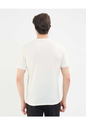 Camiseta Para Hombre Manga Corta Color Crema Marca Patprimo #44090911