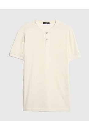 Camiseta Para Hombre Manga Corta Color Crema Marca Patprimo #44090911