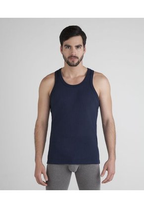 Camiseta Interior Para Hombre Interior M/Sisa Canales Color Azul  Marca Patprimo #19622