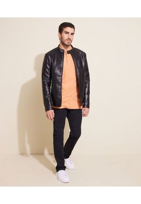 Polo Cuello Mao Con Bolsillo Hombre Patprimo Naranja 44112415-72575