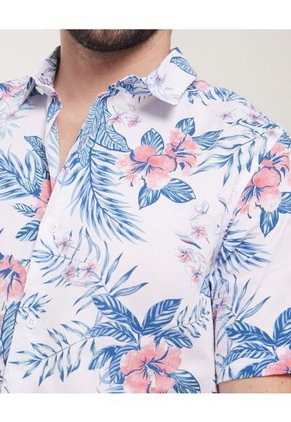 Camisa Para Hombre Manga Corta Sin Bolsillo Color Azul Claro Marca Patprimo #44012951