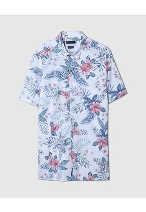 Camisa Para Hombre Manga Corta Sin Bolsillo Color Azul Claro Marca Patprimo #44012951