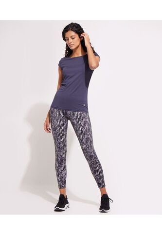 Leggings Largo Estampado  Para Mujer Gris Patprimo Patprimo