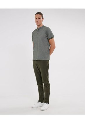 Polo Para Hombre Cuello Mao Sin Bolsillo Color Verde Marca Patprimo #44112594