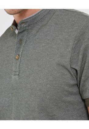 Polo Para Hombre Cuello Mao Sin Bolsillo Color Verde Marca Patprimo #44112594