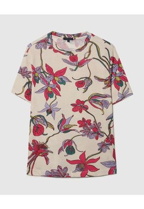 Camiseta Para Mujer Manga Corta Color Azul  Marca Patprimo #30093480