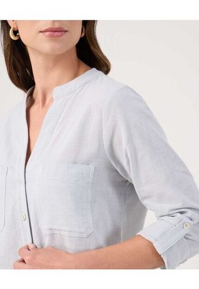 Blusa Para Mujer Manga Larga Color Gris Marca Patprimo #30123576