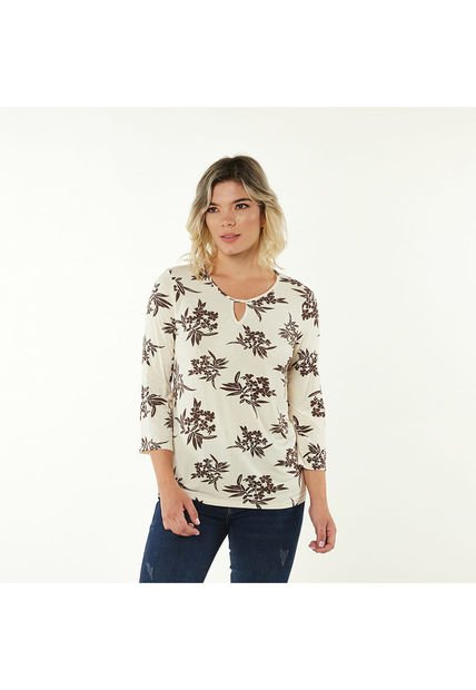 CAMISETA PATPRIMO MUJER 30092948-197 BEIGE Talla XXL