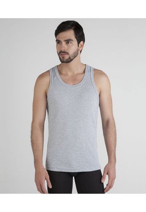 Camiseta Interior Para Hombre Interior M/Sisa Canales Color Gris Claro Marca Patprimo #19622