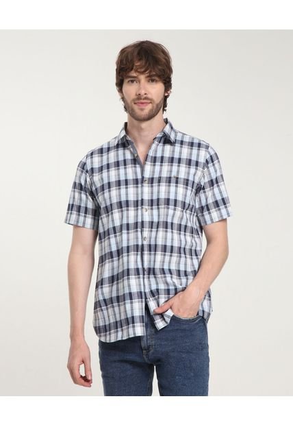 Camisa Para Hombre Manga Corta Con Bolsillo Color Azul Claro Marca Patprimo #44012928