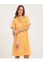 Vestido Para Mujer Manga Corta Color Naranja Marca Patprimo #30170930 de Patprimo