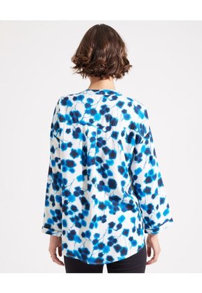 Blusa Para Mujer Manga 3/4 Color Azul  Marca Patprimo #30123153