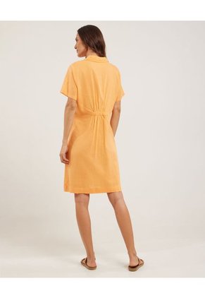 Vestido Para Mujer Manga Corta Color Naranja Marca Patprimo #30170930