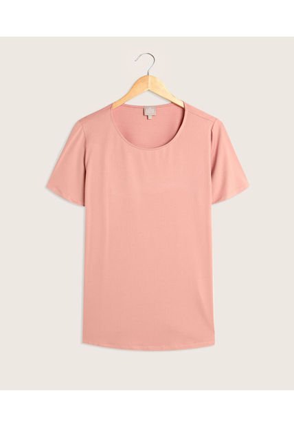 Camiseta Para Mujer Manga Corta Color Rosado Marca Patprimo #14091257