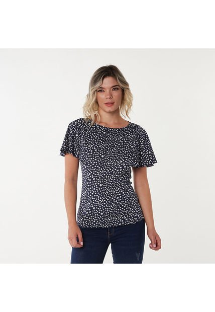 BLUSA PATPRIMO MUJER 30091483 IN BL MC CU AZUL Talla 16