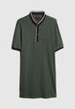 Polo Cuello Mao Con Bolsillo Hombre Patprimo Verde 44112570-61364 de Patprimo
