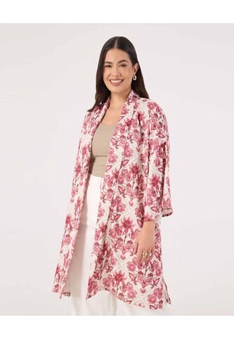 Chaqueta Para Mujer Kimono Color Rosa Marca Patprimo #14080146 Patprimo