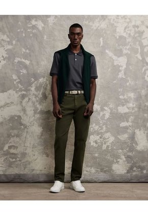 Polo Para Hombre Cuello Tejido Sin Bolsillo Color Verde Oscuro Marca Patprimo #44112585