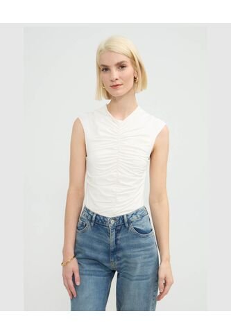 Camiseta Para Mujer Manga Sisa Cuello Redondo Color Blanco Marca Patprimo #30093750 Patprimo