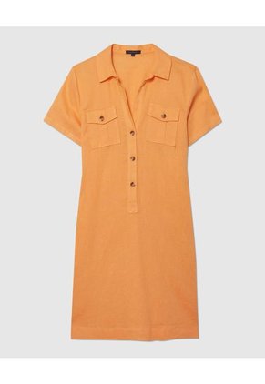 Vestido Para Mujer Manga Corta Color Naranja Marca Patprimo #30170930