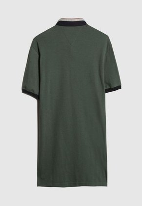 Polo Cuello Mao Con Bolsillo Hombre Patprimo Verde 44112570-61364