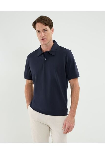 Polo Para Hombre Cuello Maquina Sin Bolsillo Color Azul Marca Patprimo #44112729