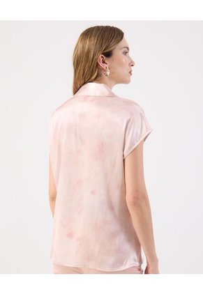 Camisa Para Mujer Manga Corta Color Rosa Marca Patprimo #30010769