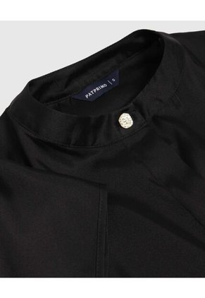 Blusa  Para Mujer Manga Corta Color Negro Marca Patprimo #30123646