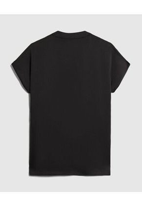 Blusa  Para Mujer Manga Corta Color Negro Marca Patprimo #30123646