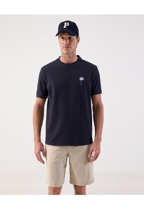 Camiseta  Para Hombre Manga Corta Cuello Redondo Color Azul Marca Patprimo #44097311