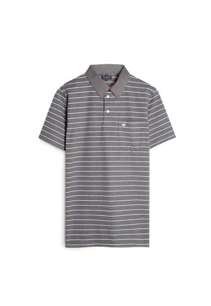 Polo Para Hombre Cuello Maquina Con Bolsillo Color Negro Marca Patprimo #44111106