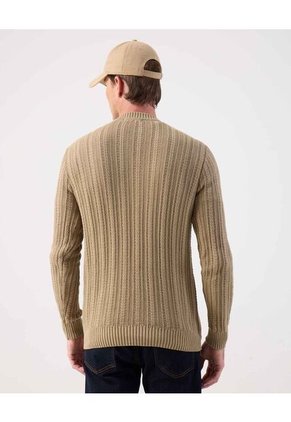 Saco  Para Hombre Cuello Redondo Color Beige Marca Patprimo #44330238