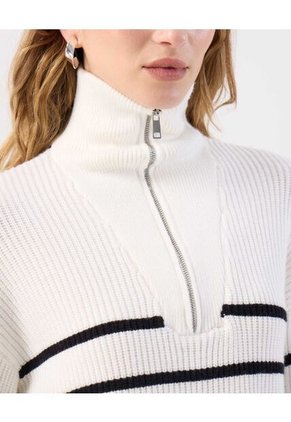 Saco Para Mujer Zipper Color Blanco Marca Patprimo #30330656