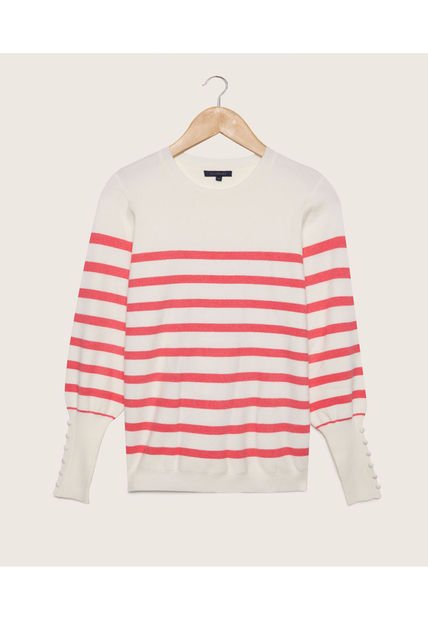 Saco Para Mujer Cuello Redondo Color Blanco Marca Patprimo #30330518