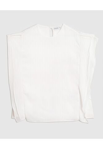 Blusa  Para Mujer Manga Corta Color Blanco Marca Patprimo #30123643 Patprimo