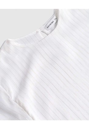 Blusa Para Mujer Manga Corta Color Blanco Marca Patprimo #30123643