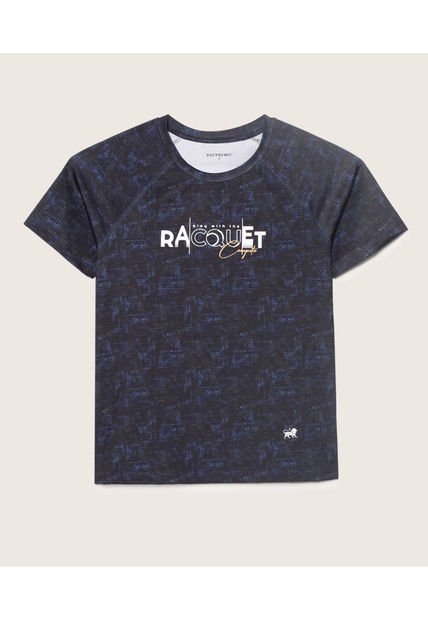 Camiseta Para Niño Manga Corta Color Azul  Marca Patprimo #66090298