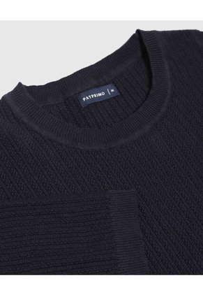 Camiseta  Para Hombre Manga Corta Cuello Redondo Color Azul Marca Patprimo #44090963