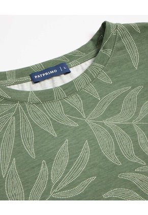 Camiseta  Para Mujer Manga Corta Cuello Redondo Color Verde Marca Patprimo #30093800