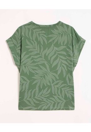 Camiseta  Para Mujer Manga Corta Cuello Redondo Color Verde Marca Patprimo #30093800