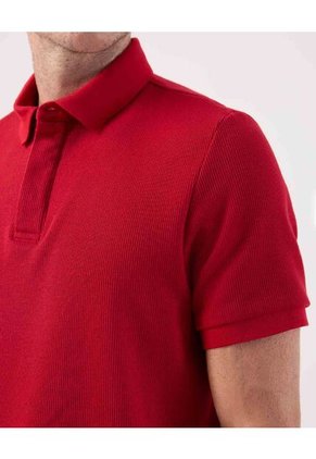 Polo  Para Hombre Cuello Tejido Sin Bolsillo Color Rojo Marca Patprimo #44117227