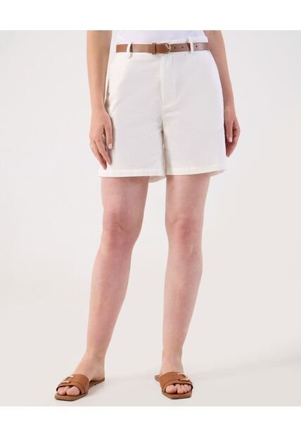 Bermuda  Para Mujer Regular Corto Color Blanco Marca Patprimo #30100399