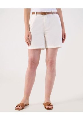 Bermuda  Para Mujer Regular Corto Color Blanco Marca Patprimo #30100399