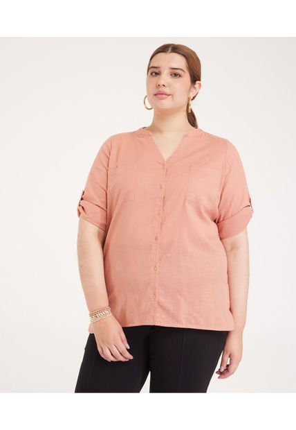 Blusa Para Mujer Manga 3/4 Color Rosa Marca Patprimo #14121283
