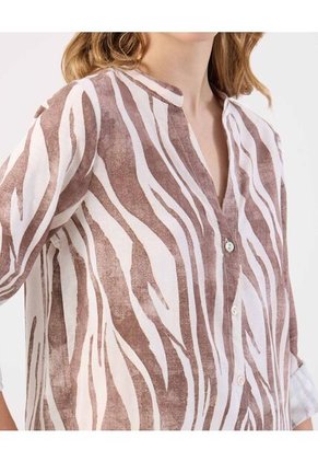 Blusa  Para Mujer Manga Larga Color Café Marca Patprimo #30123635