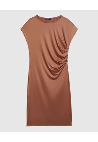 Vestido  Para Mujer M/C Medio Color Café Marca Patprimo #30171066 Patprimo