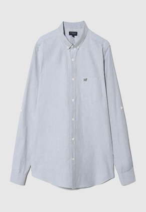 Camisa Para Hombre Manga Larga Con Bolsillo Color Verde  Marca Patprimo #44012962