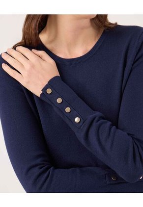 Saco Para Mujer Cuello Redondo Color Azul Marca Patprimo #30330648