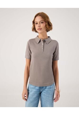 Polo Para Mujer Manga Corta Color Verde Marca Patprimo #30110452 Patprimo